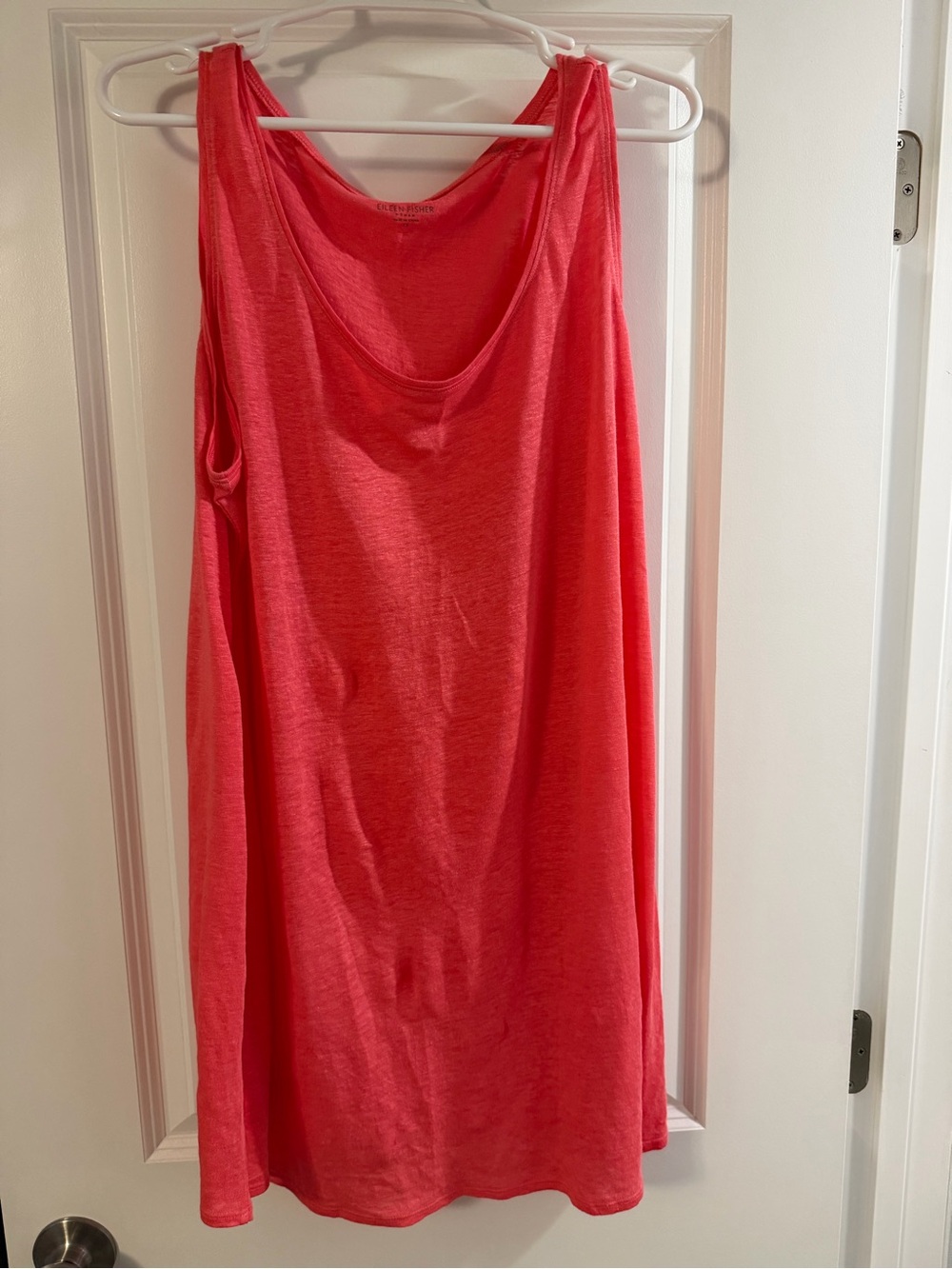 Eileen Fisher Coral Pink Sleeveless tunic / Tank top